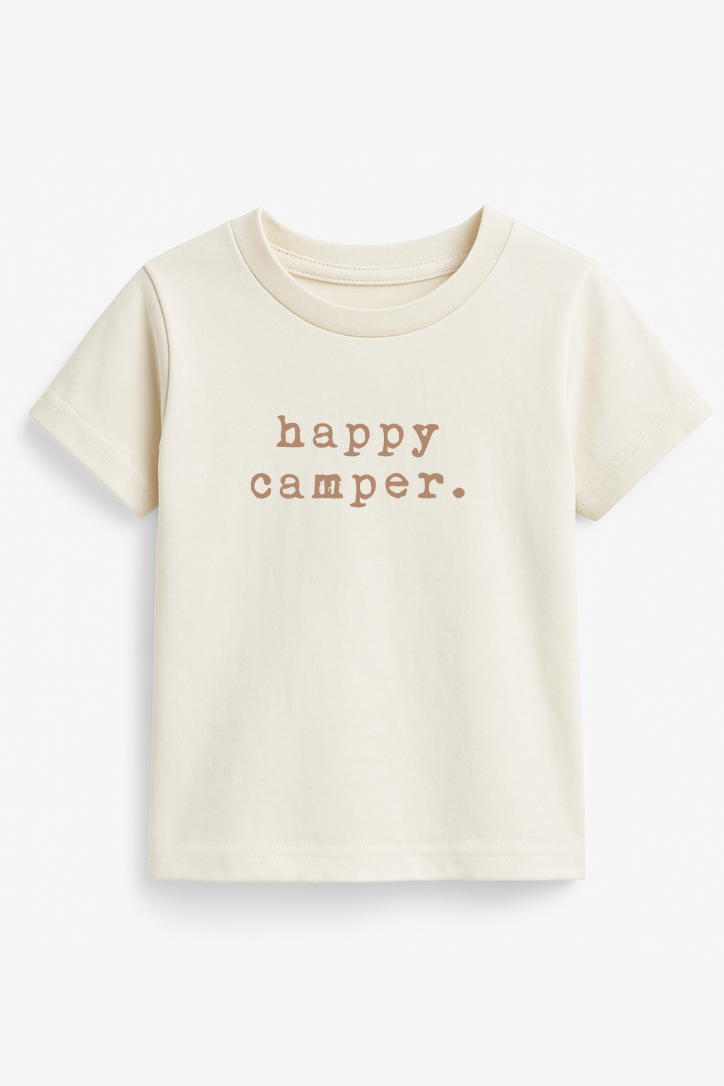 Happy Camper Clay Organic Cotton Short Sleeve Toddler T-Shirt