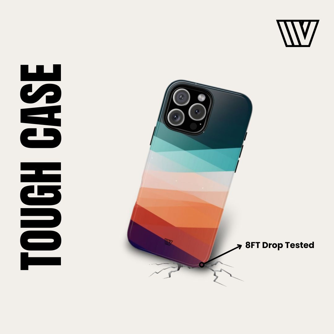 GREEN RETRO FLOWERS | Tough Phone Case