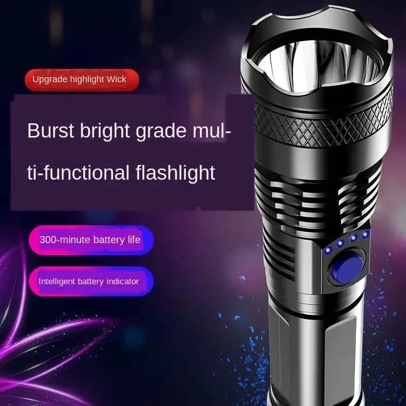 USB Rechargeable Strong Light Flashlight