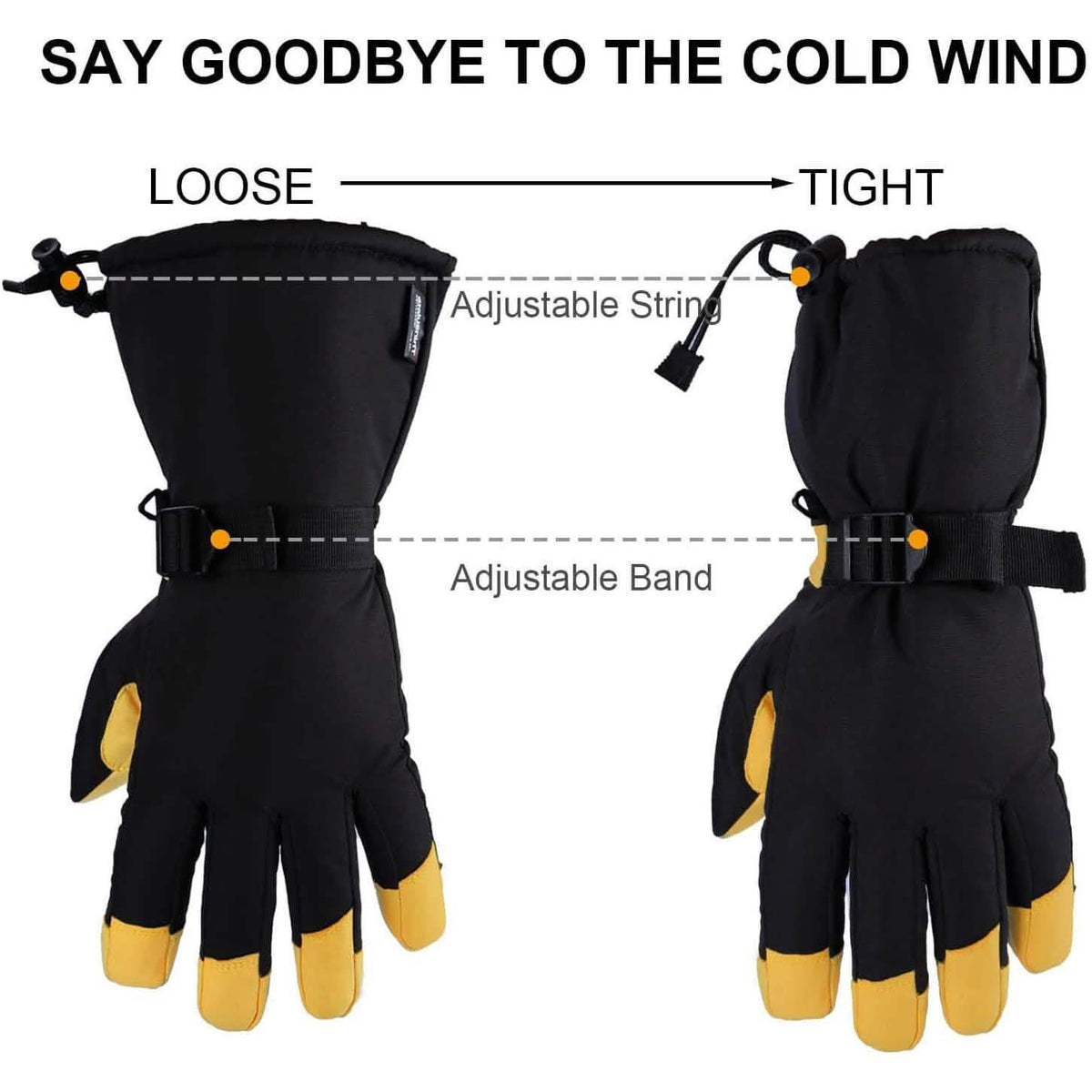 Winter Ski Thermal Gloves for Men and Women