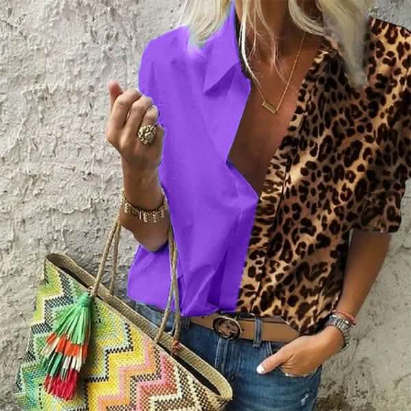 Women's Autumn Casual Deep V Neck Top