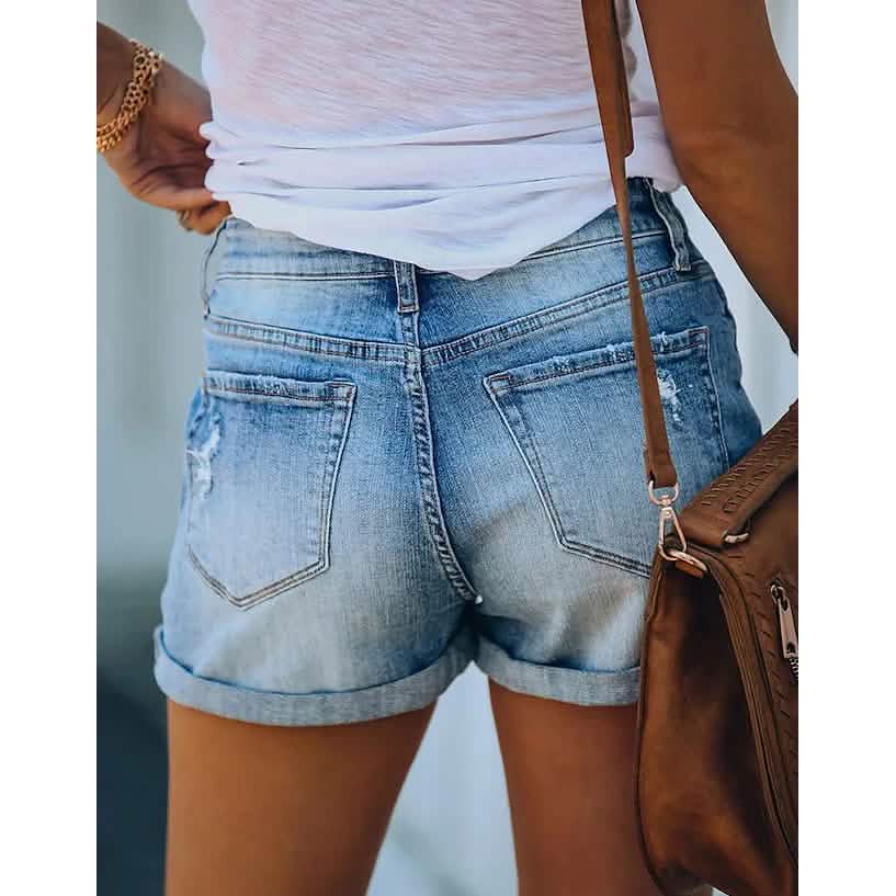 Women's Casual Fashion Jeans Denim Shorts