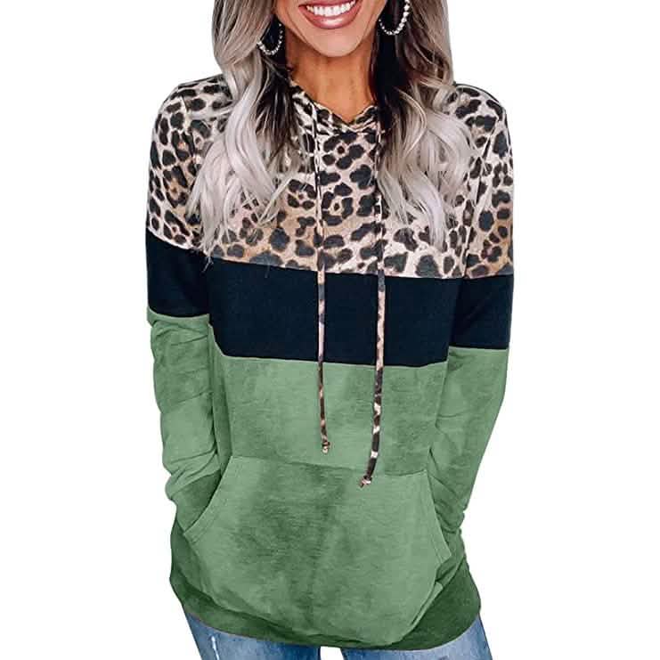 Women's Hoodie Sweatshirts Casual Animal Print