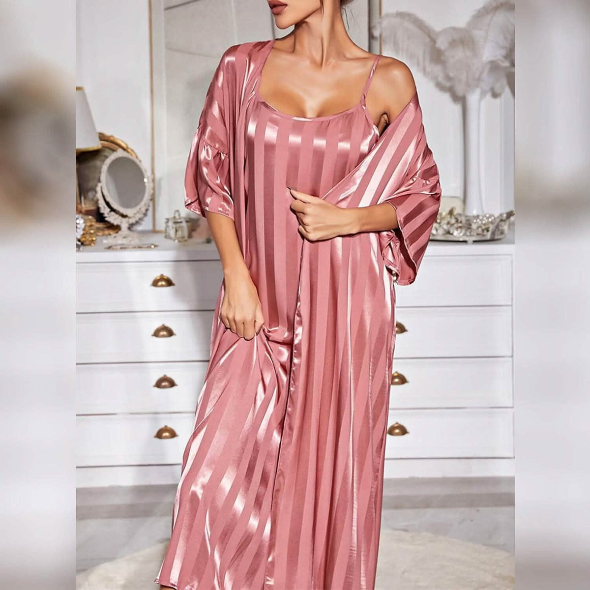 Women's Pajamas Bathrobe Robes Nightgown