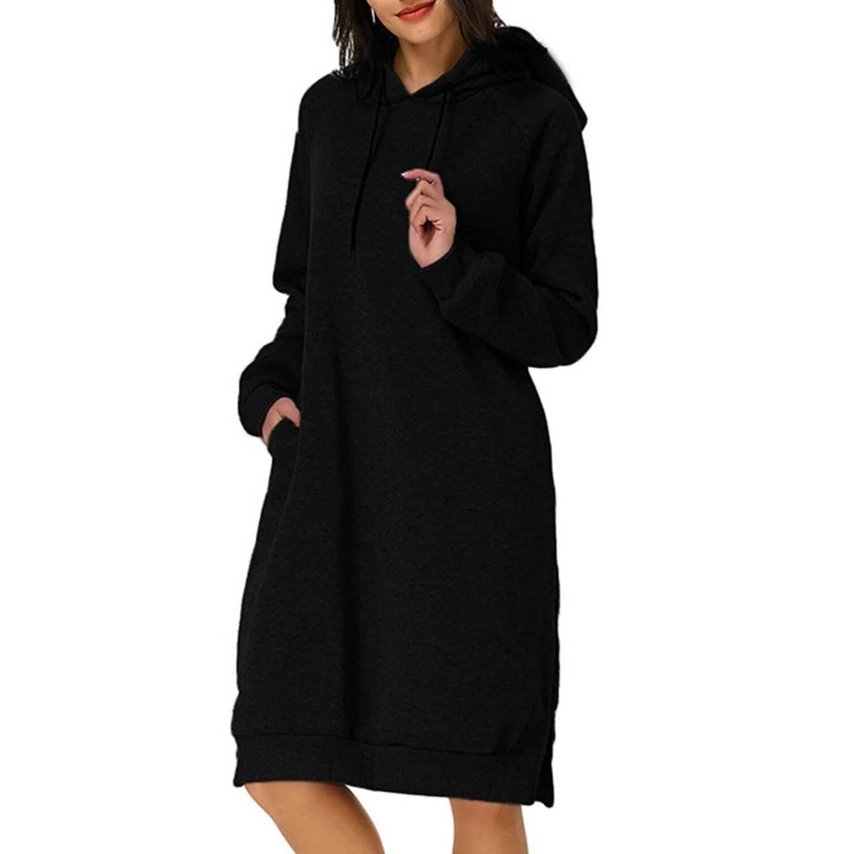 Womens Pullover Hoodie Dress