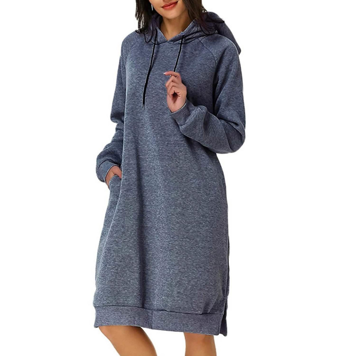 Womens Pullover Hoodie Dress