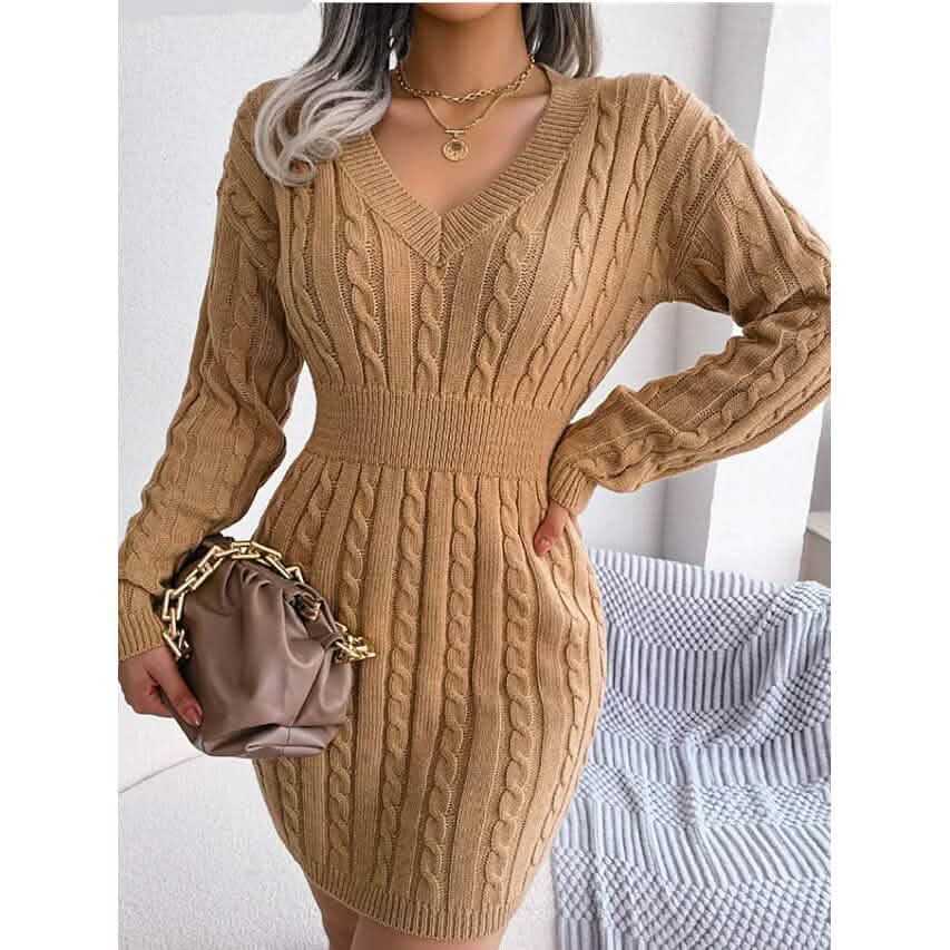 Women's Sweater Sheath Dress